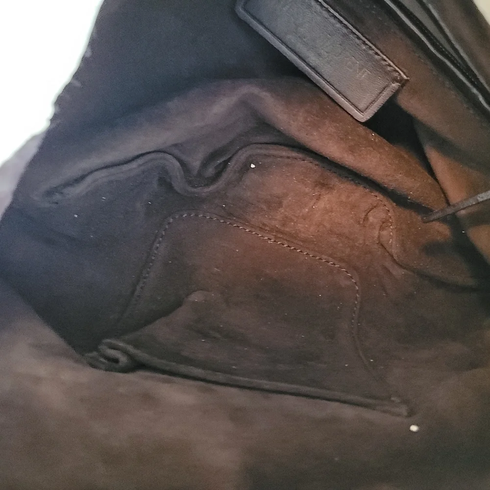 Saint Laurent Leather Shoulder Bag - Picture 6 of 8
